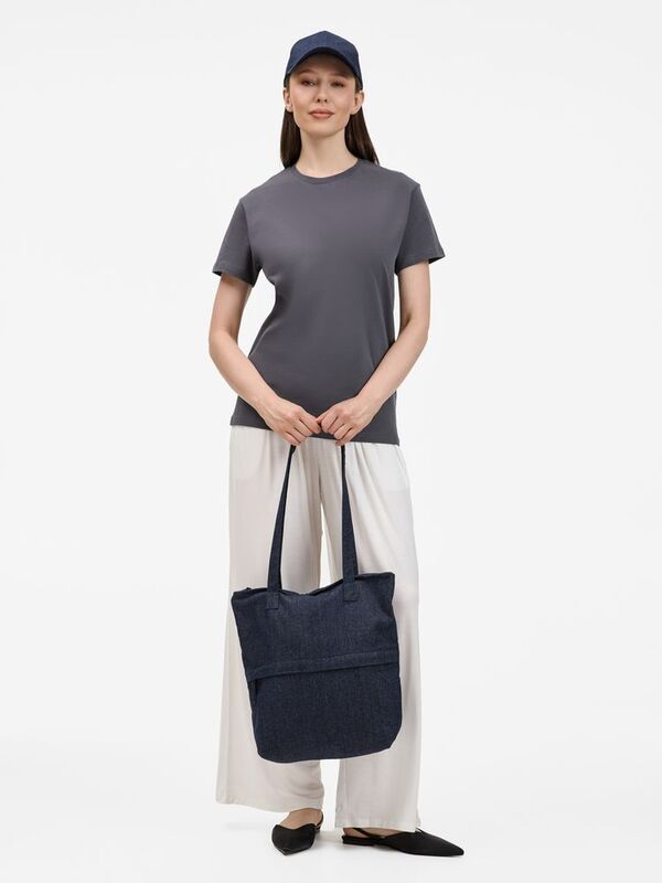 Сумка для покупок Denimate, темно-синяя арт.20558.40