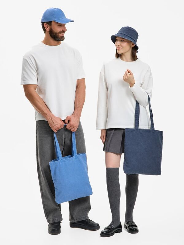 Сумка для покупок Berwi, темно-синяя арт.18684.40