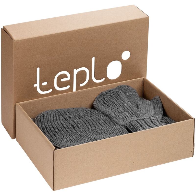 Набор Nordkyn Full Set с шарфом, серый арт.45051.11