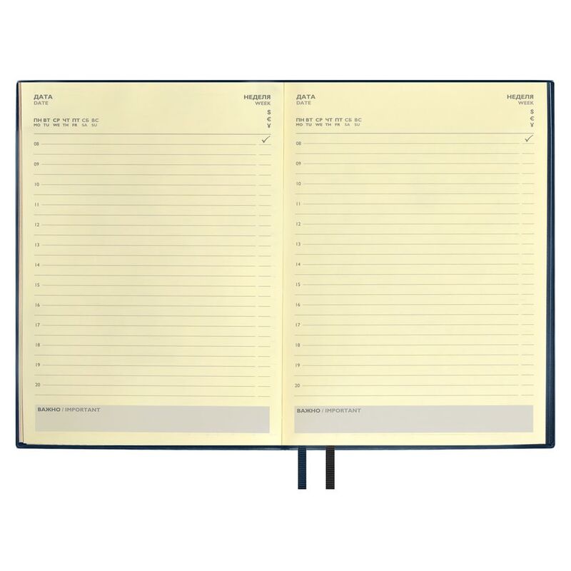 Ежедневник Avila, недатированный, синий арт.18298.40