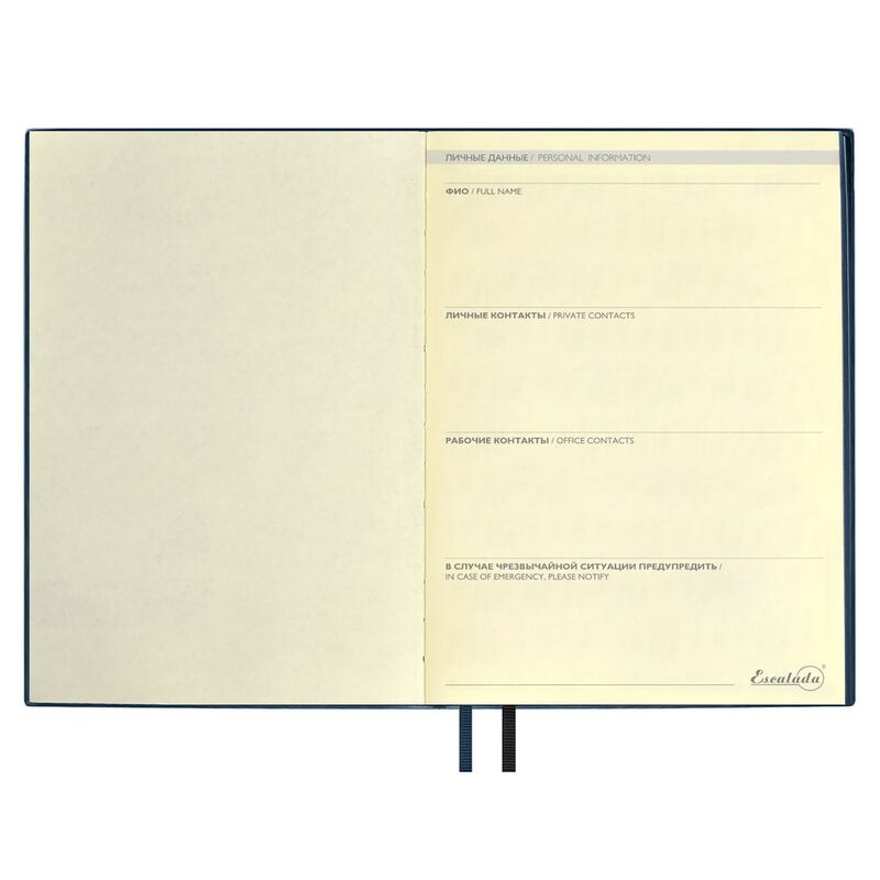 Ежедневник Avila, недатированный, синий арт.18298.40