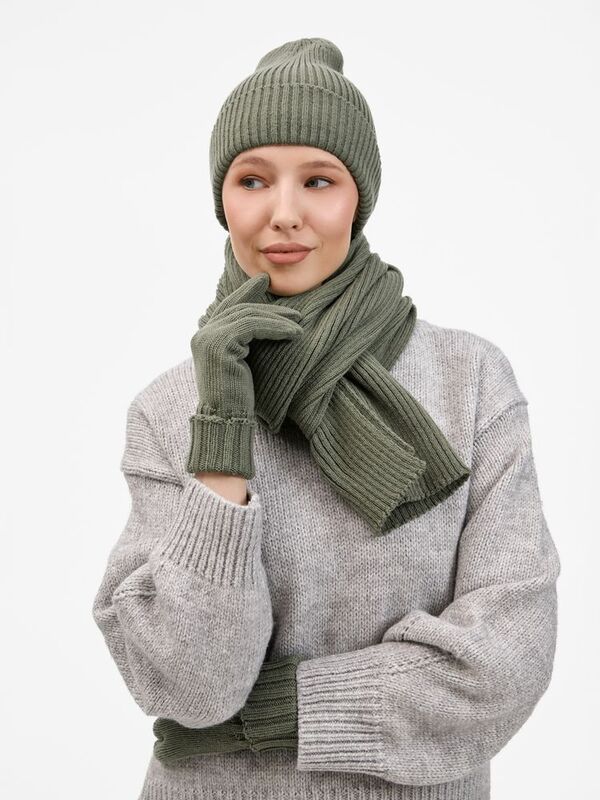 Перчатки Catch Match, зеленые (полынь) арт.20390.93