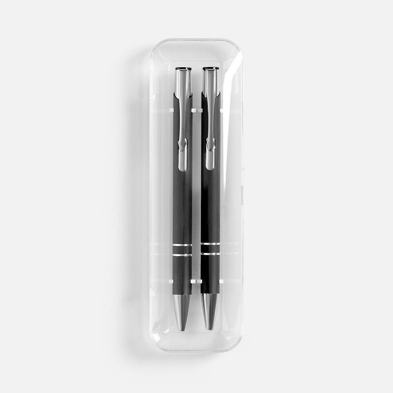 Набор из 2 ручек Keskus Soft Touch, черный арт.26425.30