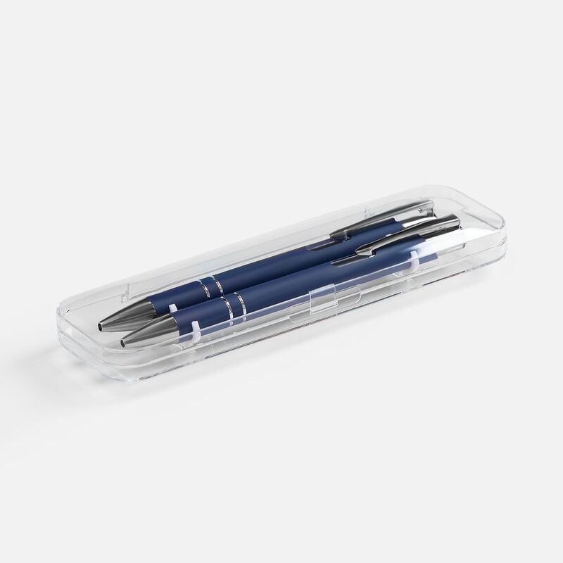 Набор из 2 ручек Keskus Soft Touch, синий арт.26425.40