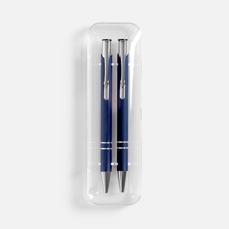 Набор из 2 ручек Keskus Soft Touch, синий арт.26425.40