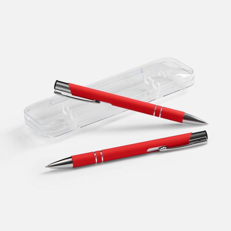 Набор из 2 ручек Keskus Soft Touch, красный арт.26425.50