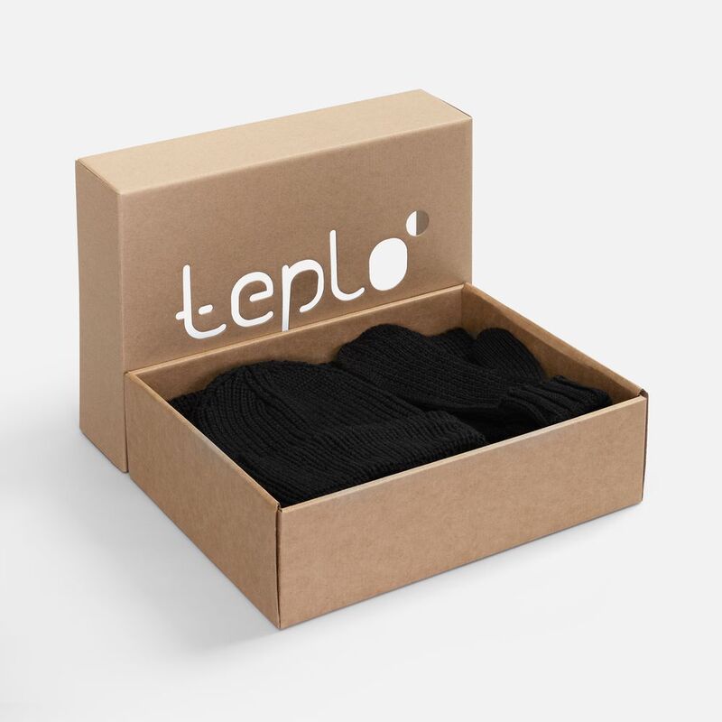 Набор Nordkyn Full Set с шарфом, черный арт.45051.30