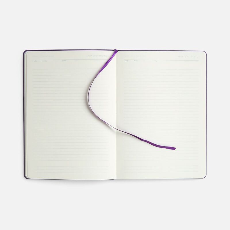 Ежедневник Vale New, недатированный, фиолетовый арт.26202.70