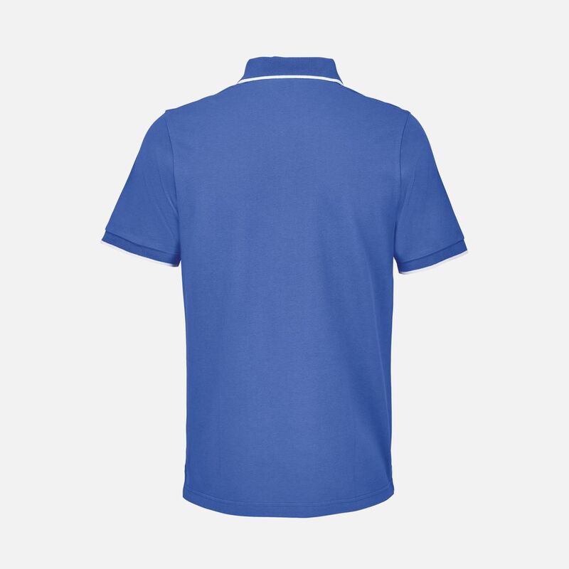 Рубашка поло унисекс Palermo, ярко-синяя с белым арт.04769913