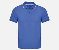 Рубашка поло унисекс Palermo, ярко-синяя с белым арт.04769913