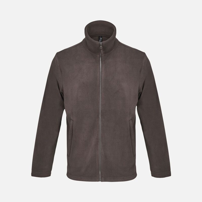 Куртка флисовая унисекс Nitro, коричневая арт.04759394