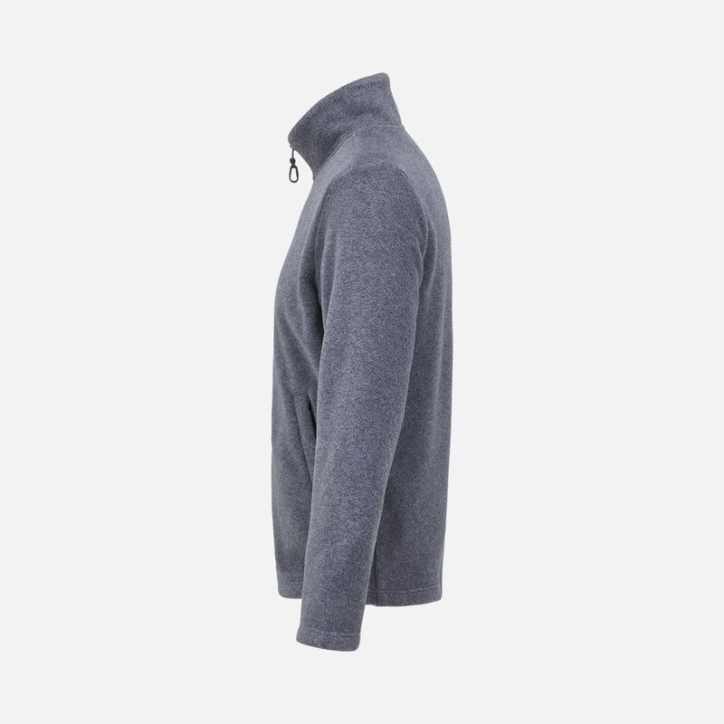 Куртка флисовая унисекс Nitro, серый меланж арт.04759350