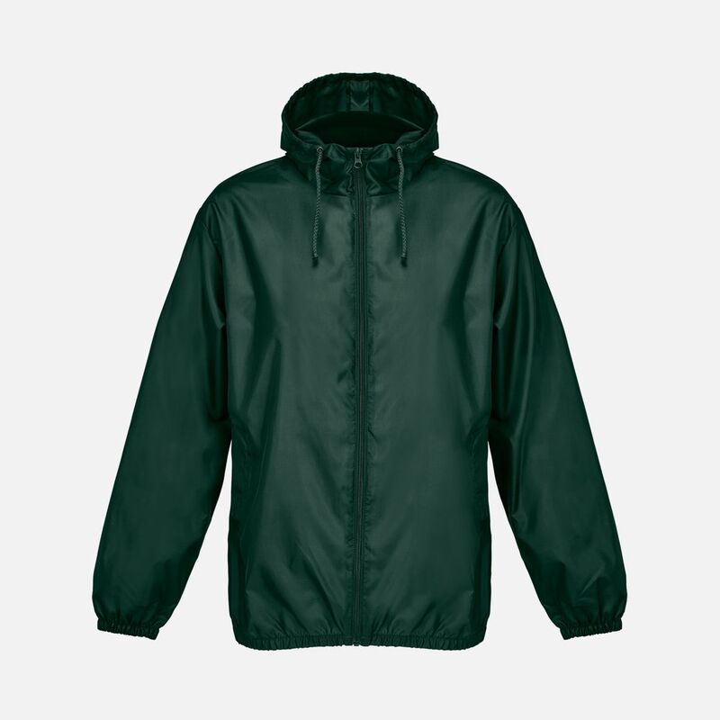 Ветровка унисекс Shield, темно-зеленая арт.04758266