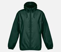 Ветровка унисекс Shield, темно-зеленая арт.04758266