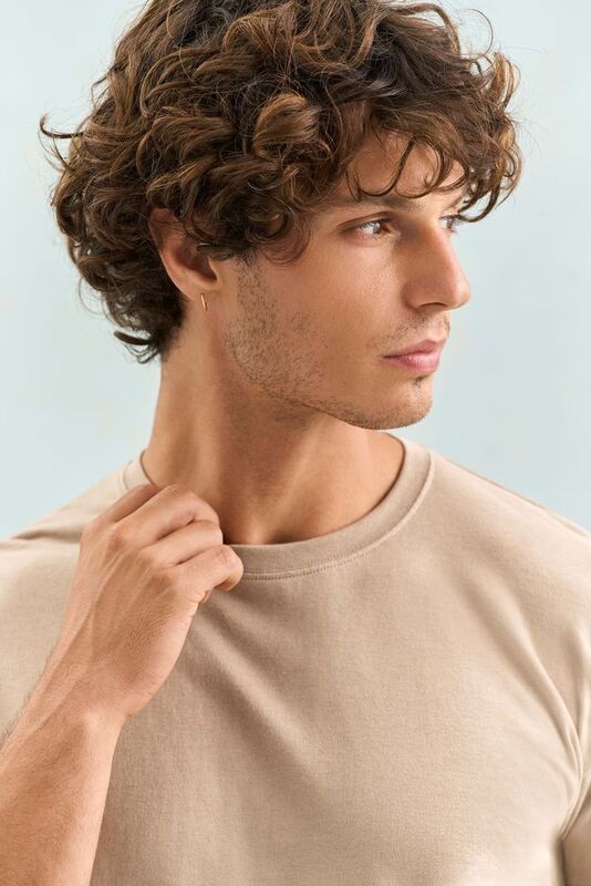 Футболка унисекс Regent 150, серо-бежевая арт.11380123