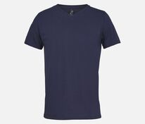 Футболка унисекс Regent с V-образным вырезом, кобальт (темно-синяя) арт.04765319