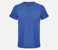 Футболка унисекс Regent с V-образным вырезом, ярко-синяя (royal) арт.04765241