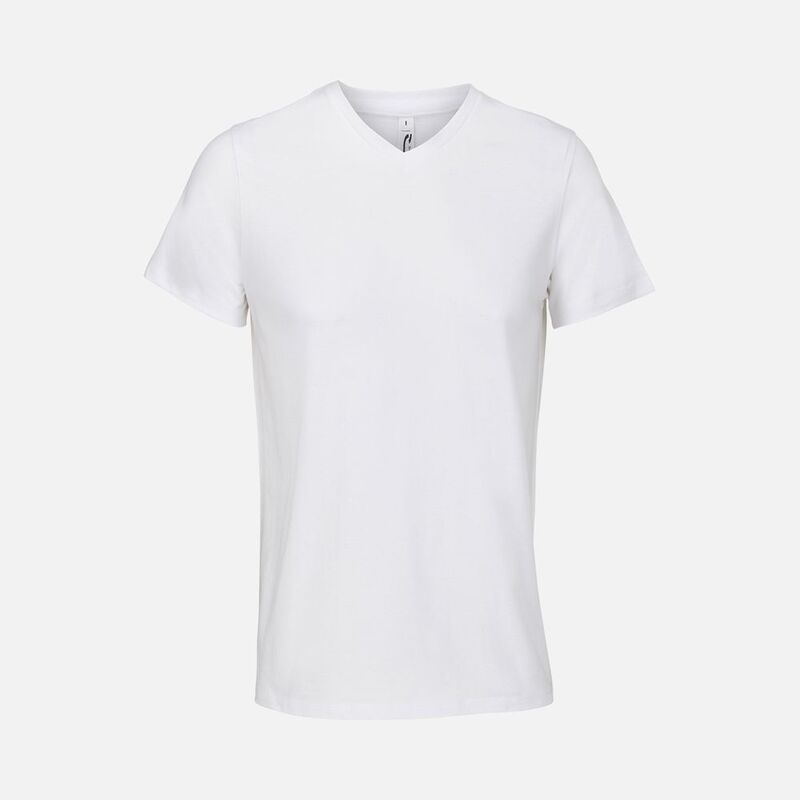 Футболка унисекс Regent с V-образным вырезом, белая арт.04765102