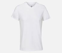 Футболка унисекс Regent с V-образным вырезом, белая арт.04765102