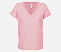 Футболка женская Regent Women с V-образным вырезом, розовая (candy) арт.04766127