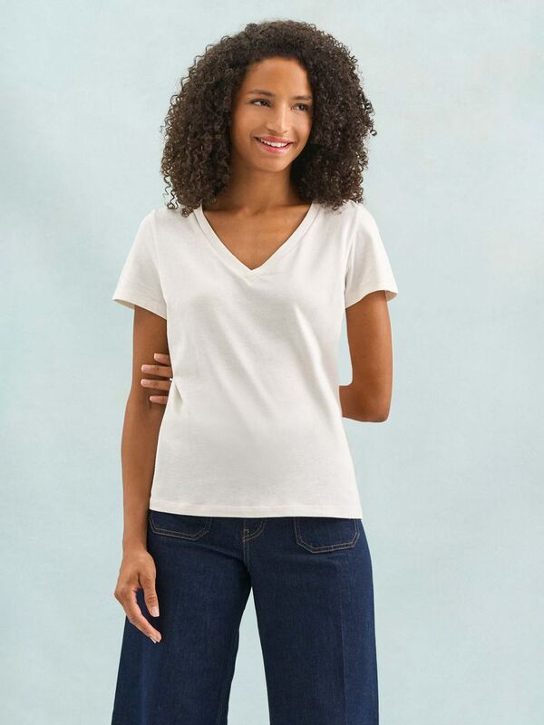 Футболка женская Regent Women с V-образным вырезом, красная арт.04766145