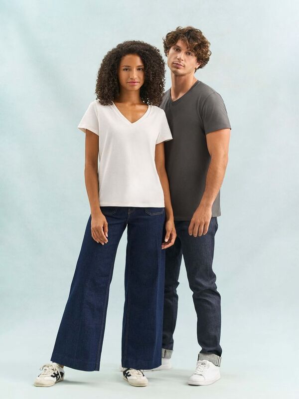 Футболка женская Regent Women с V-образным вырезом, белая арт.04766102