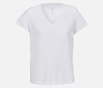 Футболка женская Regent Women с V-образным вырезом, белая арт.04766102