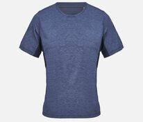 Футболка спортивная унисекс Storm, темно-синий меланж арт.04810541