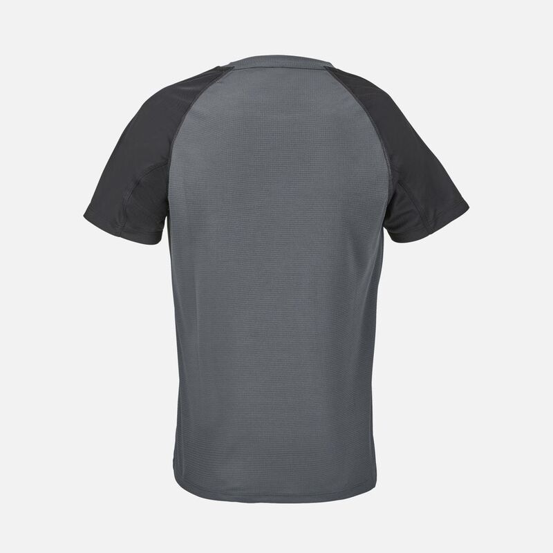 Футболка спортивная женская Vortex Women, черная с темно-серым арт.04788968