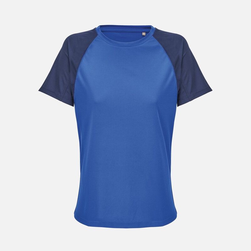 Футболка спортивная женская Vortex Women, темно-синяя с ярко-синим арт.04788534