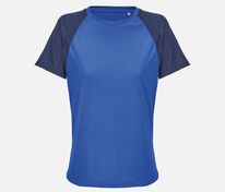 Футболка спортивная женская Vortex Women, темно-синяя с ярко-синим арт.04788534