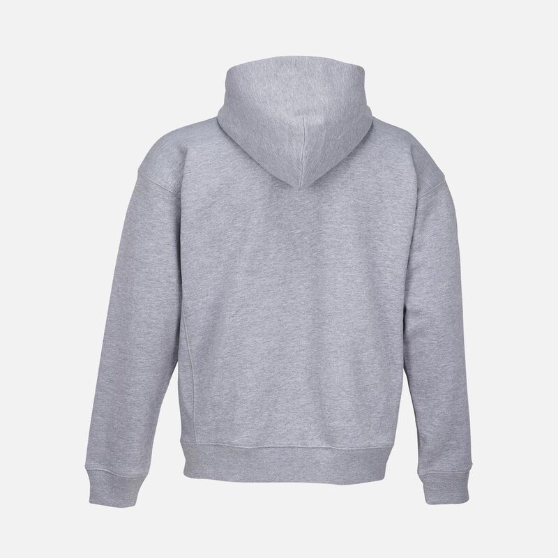 Толстовка унисекс на молнии Jelo, серый меланж арт.04818360