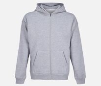 Толстовка унисекс на молнии Jelo, серый меланж арт.04818360