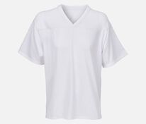 Футболка унисекс Nino с V-образным вырезом, белая арт.04812102