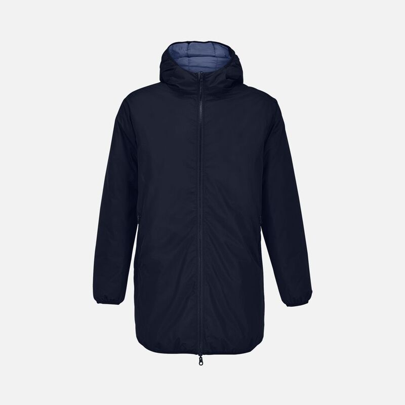 Куртка-парка унисекс Reverse, темно-синяя арт.04815319