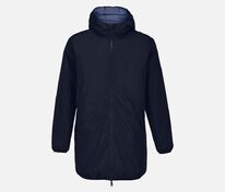 Куртка-парка унисекс Reverse, темно-синяя арт.04815319