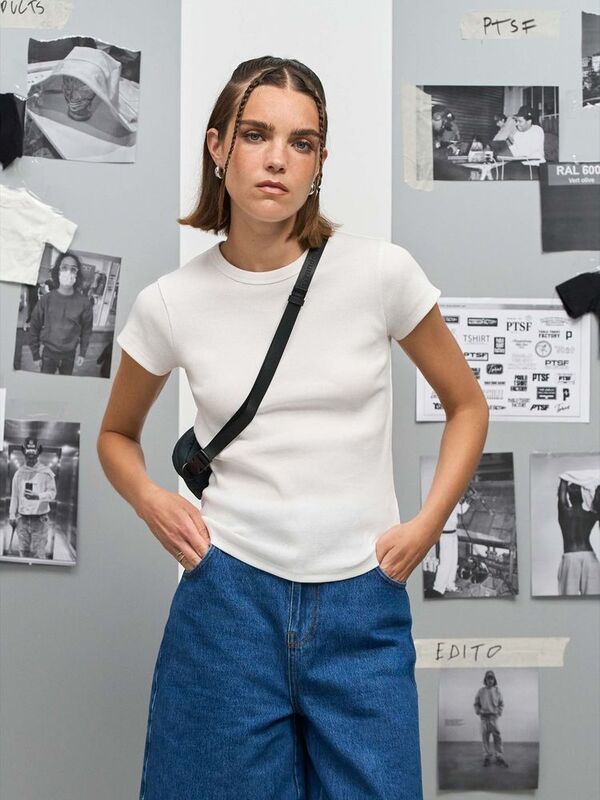 Футболка женская Sara, белая арт.04814102