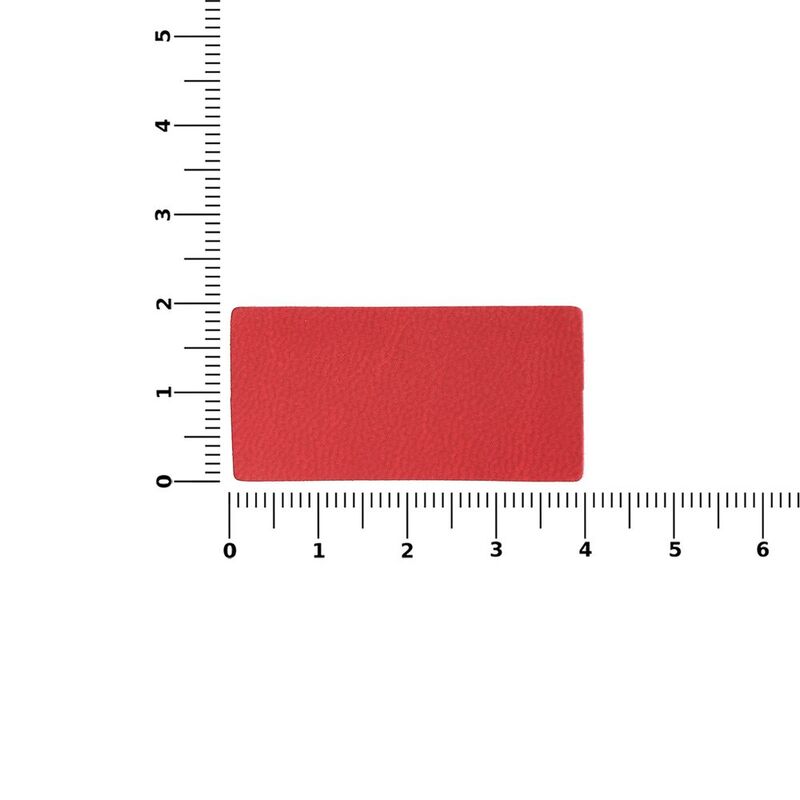 Лейбл Listra Latte, XS, красный арт.19270.50