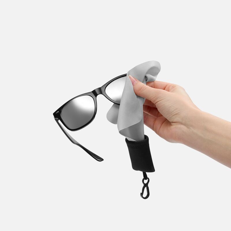 Очищающая салфетка Specta, серая с черным арт.20299.13