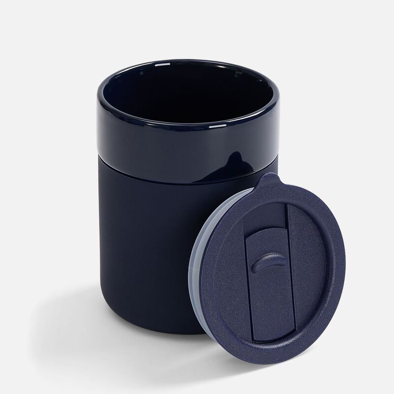 Кружка Nabo с силиконовым держателем, темно-синяя арт.18279.40