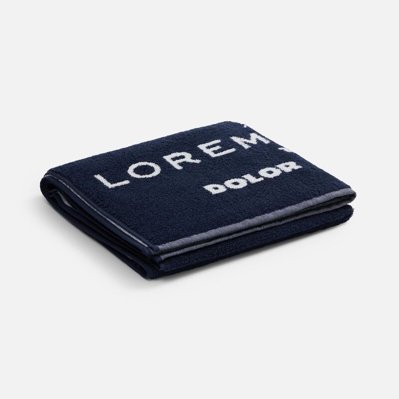 Полотенце на заказ Surpass с пестротканым логотипом, большое арт.18690.01