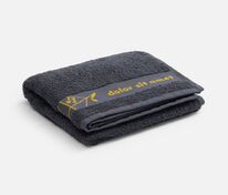 Полотенце на заказ Surpass с логотипом в бордюре, среднее арт.18691.01