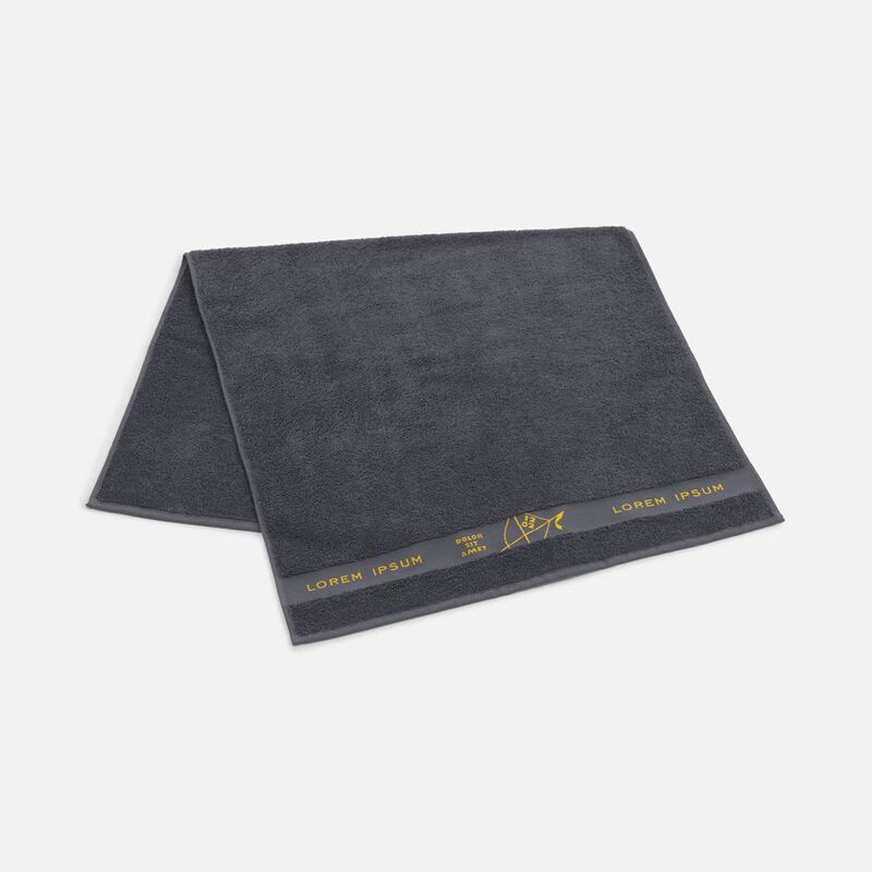 Полотенце на заказ Surpass с логотипом в бордюре, большое арт.18692.01