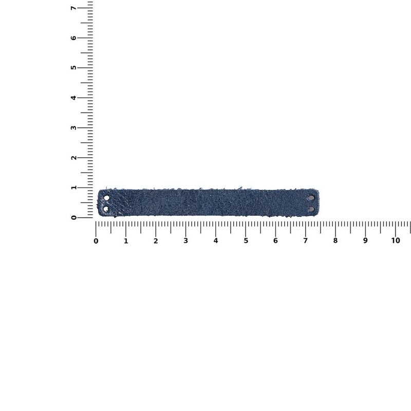 Лейбл кожаный Beta, XS, синий арт.15256.44