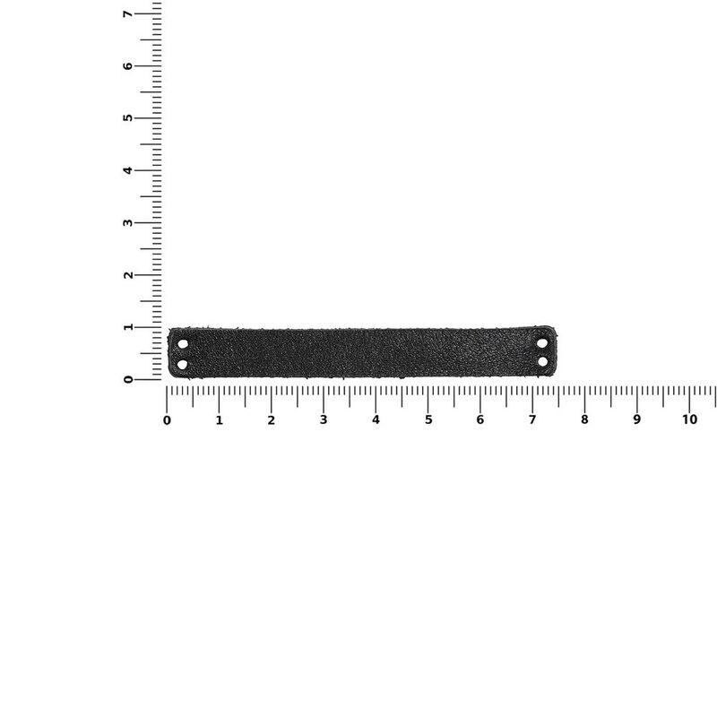 Лейбл кожаный Beta, XS, черный арт.15256.30