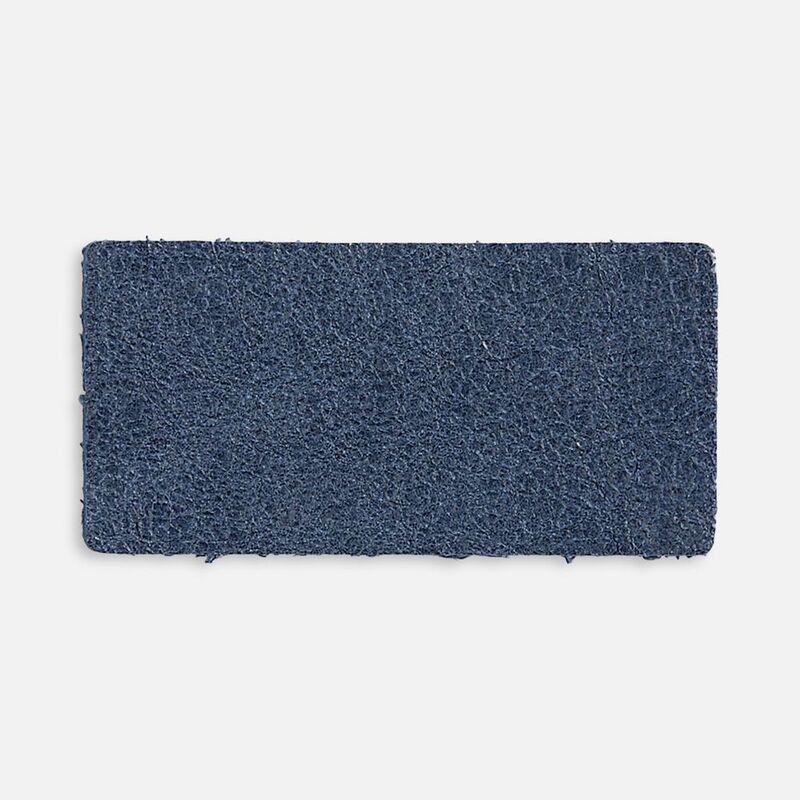 Лейбл кожаный Pasek, XS, синий арт.16572.44