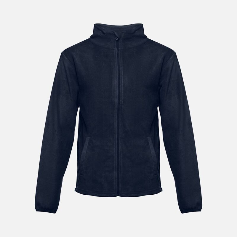 Куртка флисовая мужская Helsinki, темно-синяя арт.22098.40