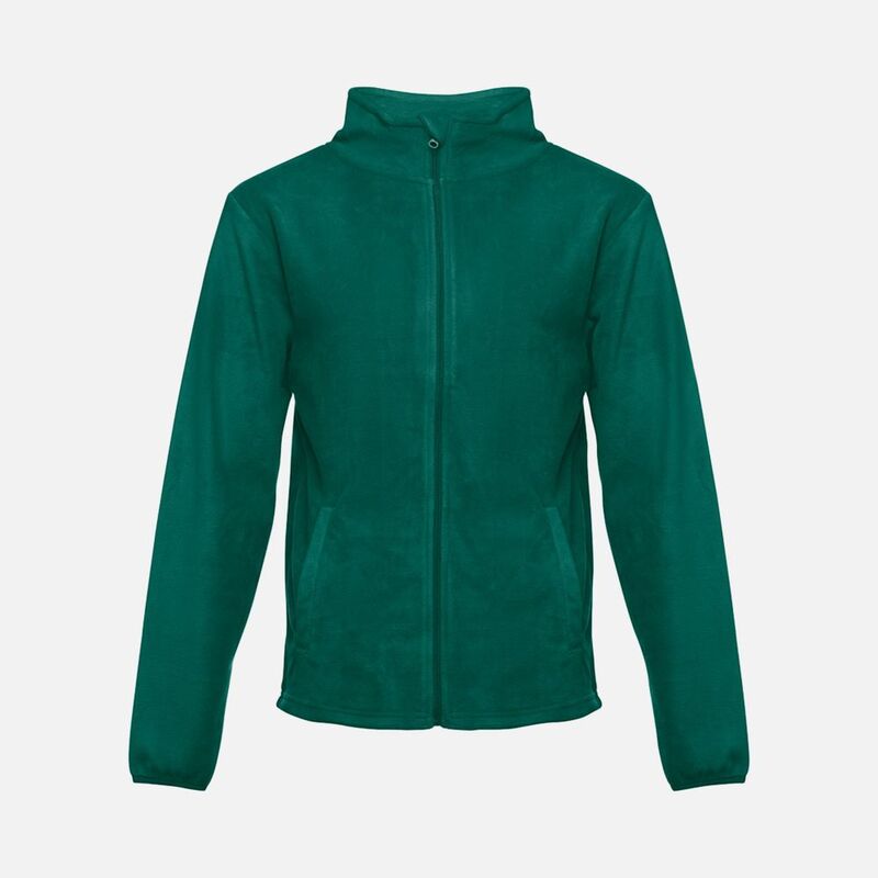 Куртка флисовая мужская Helsinki, темно-зеленая арт.22098.90