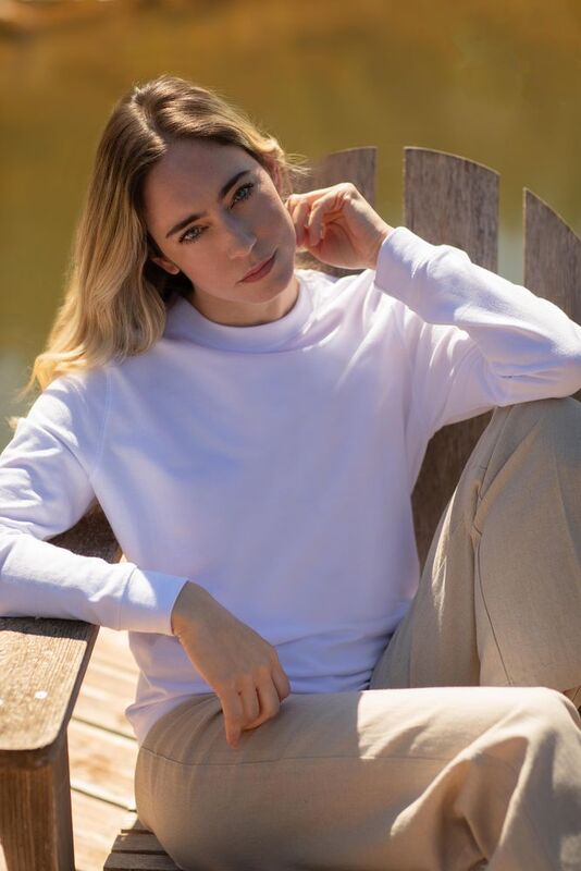 Свитшот унисекс Colombo, белый арт.22097.60