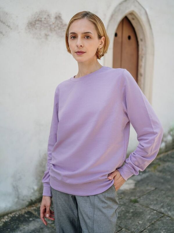 Свитшот унисекс Colombo, светло-оранжевый арт.22097.21